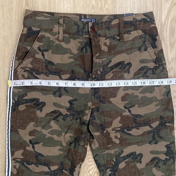 Y2K Vintage Inspired Abercrombie Camo Pants Size 28 Streetwear Cool Straight Leg - Picture 8 of 13